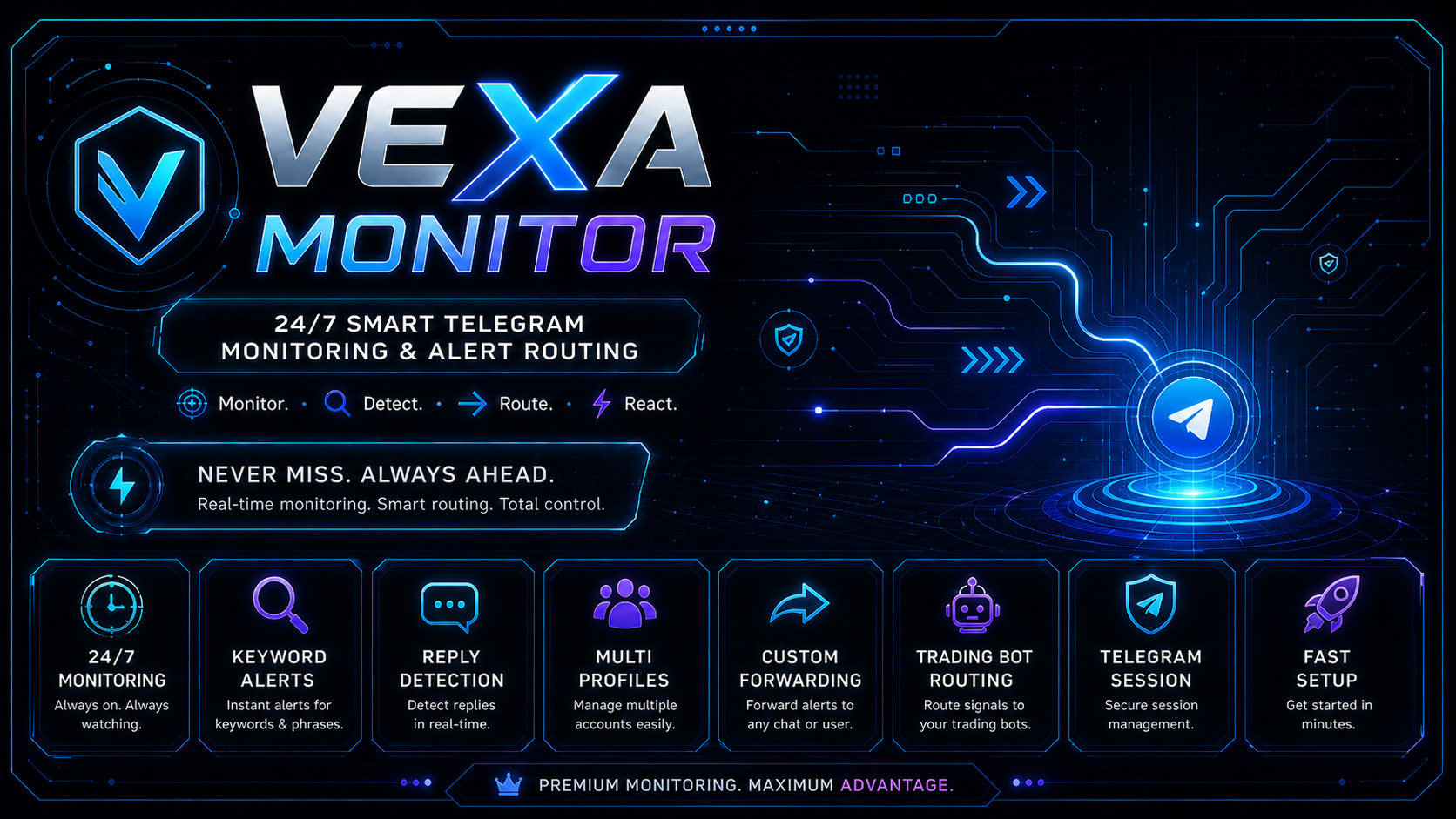 Vexa Monitor interface